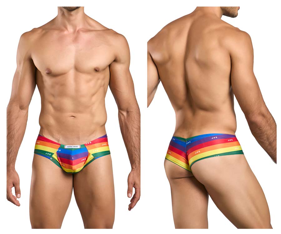 [JUSTIN+SIMON] Cheek Briefs Pride Flag (XSJ22)
